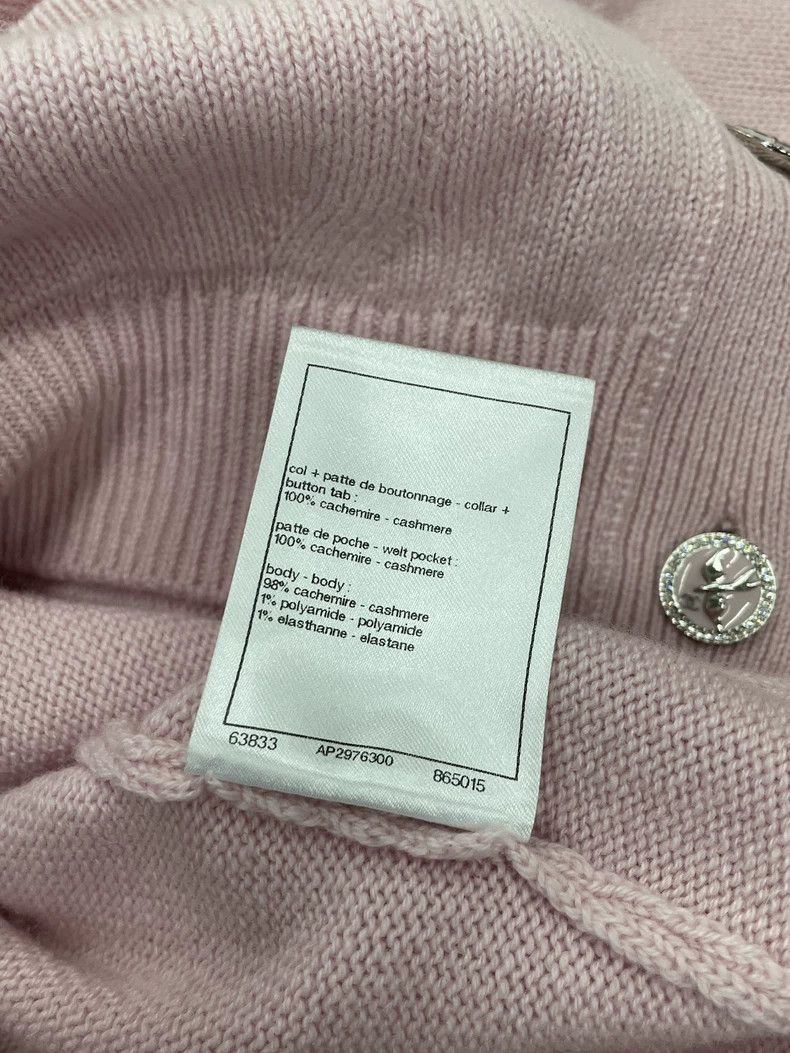 Chanel Chanel 25S Pink Cashmere Cardigan - dmc Size US XS / EU 42 / 0 - 7 Thumbnail