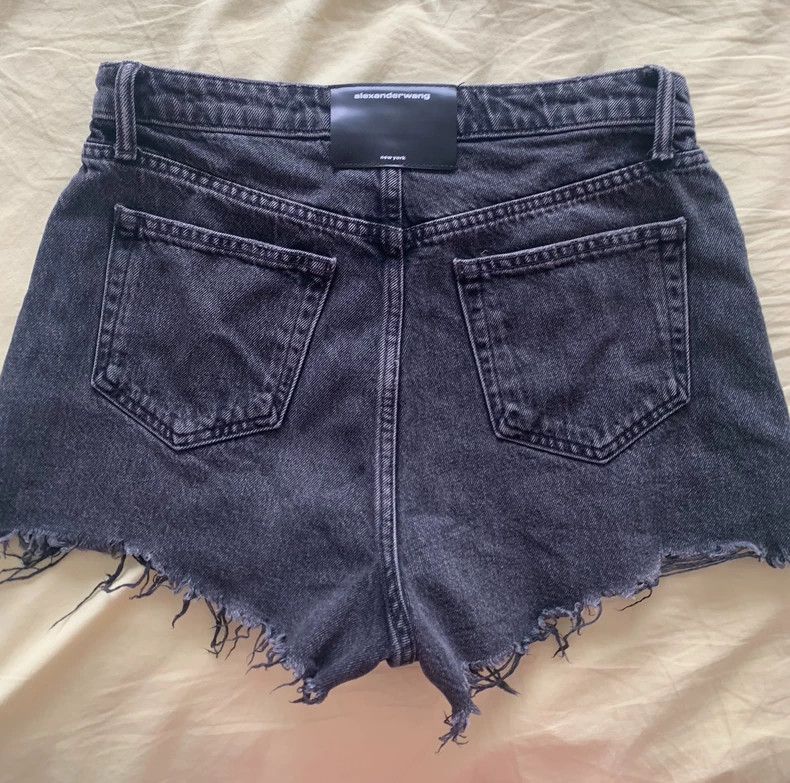 Alexander Wang Alexander Wang High-Waist Denim Shorts - dmc Size US 28 / EU 44 - 2 Thumbnail