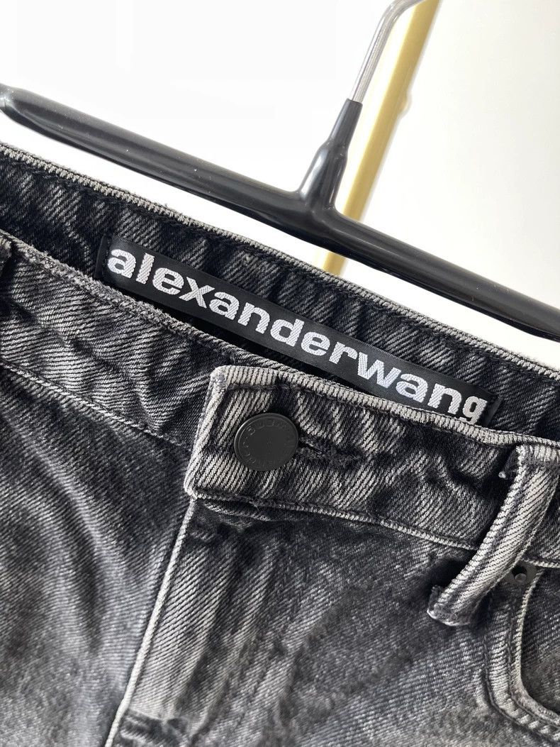 Alexander Wang Alexander Wang Black Denim Shorts 28 - dmc Size US 28 / EU 44 - 4 Thumbnail