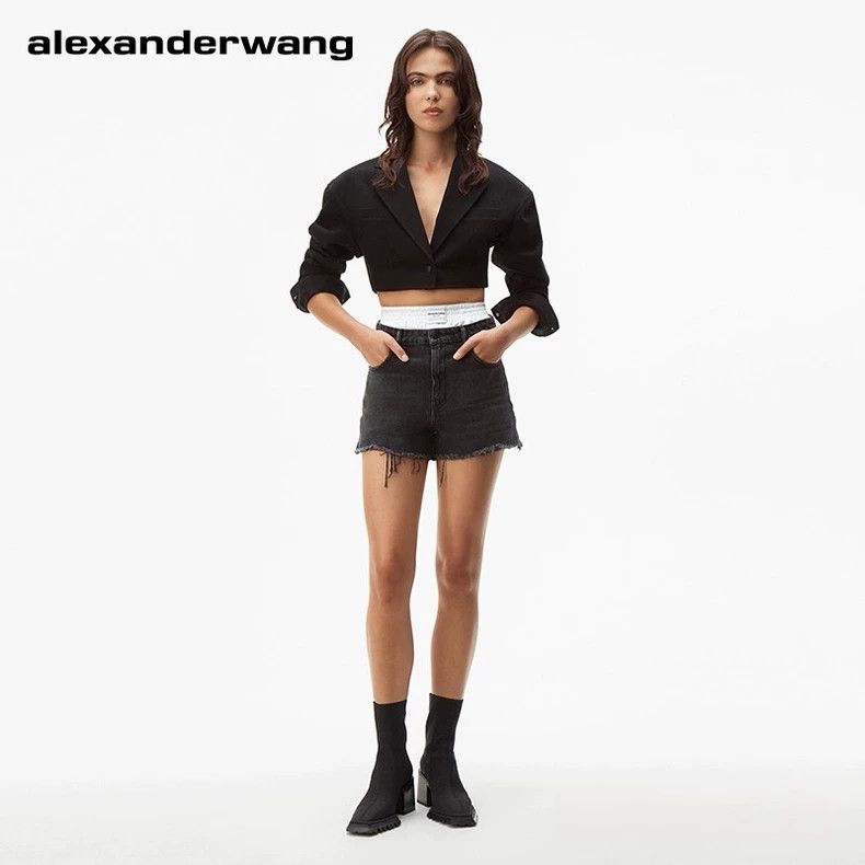 Alexander Wang Alexander Wang Black Denim Shorts 28 - dmc Size US 28 / EU 44 - 8 Thumbnail