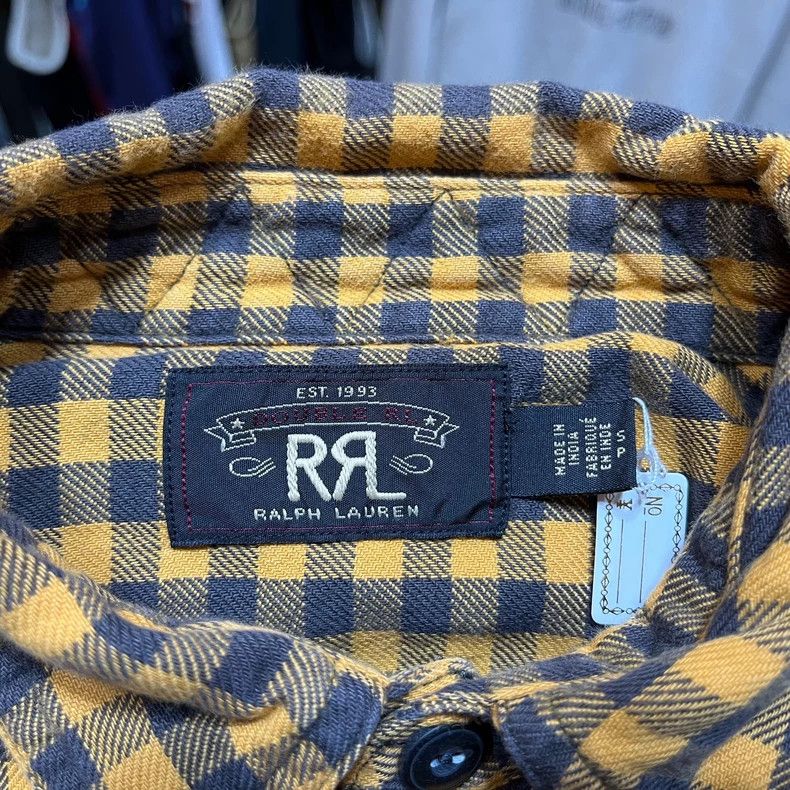 RRL Ralph Lauren RRL Double RL Checkered Shirt - dmc Size US S / EU 44-46 / 1 - 3 Thumbnail