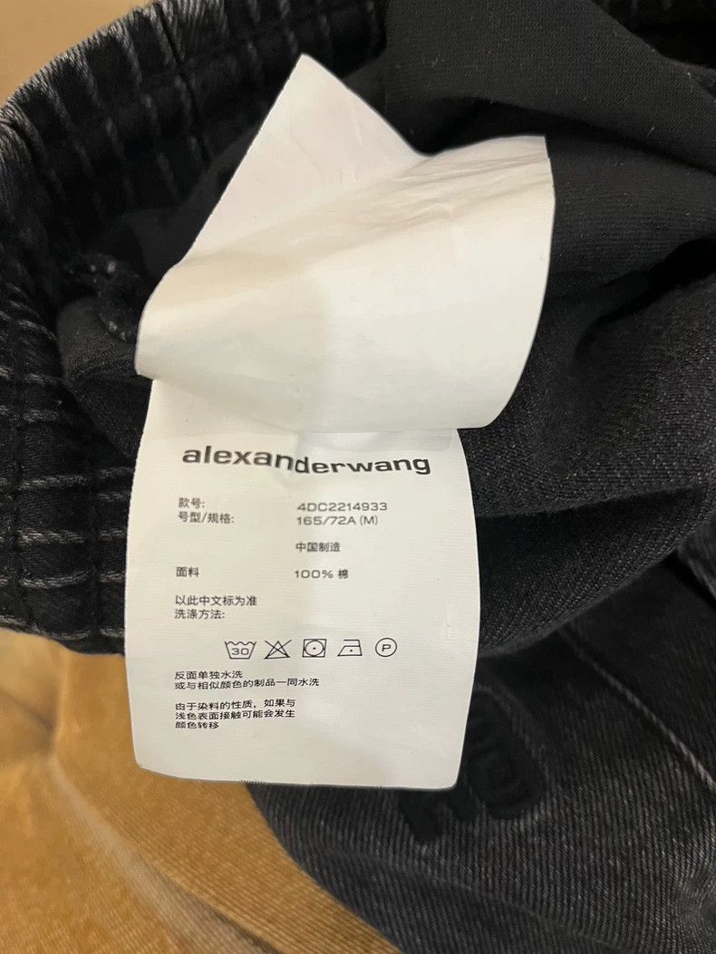 Alexander Wang Alexander Wang Logo Drawstring Denim Jeans - dmc Size US 29 - 6 Thumbnail