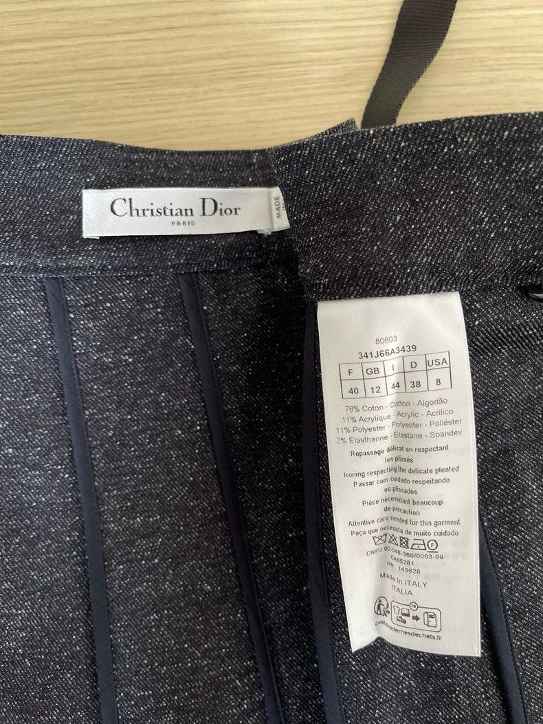 Dior Dior Biker Style Pleated Skirt - dmc Size US 31 - 3 Thumbnail