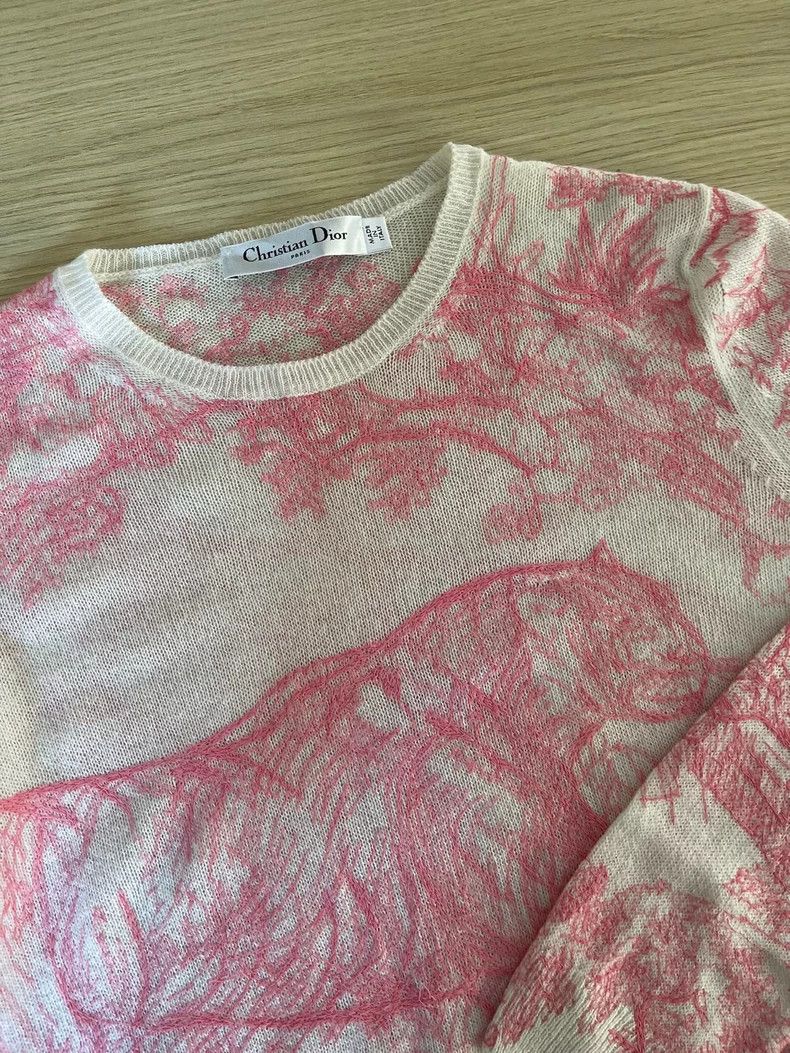 Dior Dior Pink Animal Cashmere Sweater - dmc Size US XS / EU 42 / 0 - 4 Thumbnail