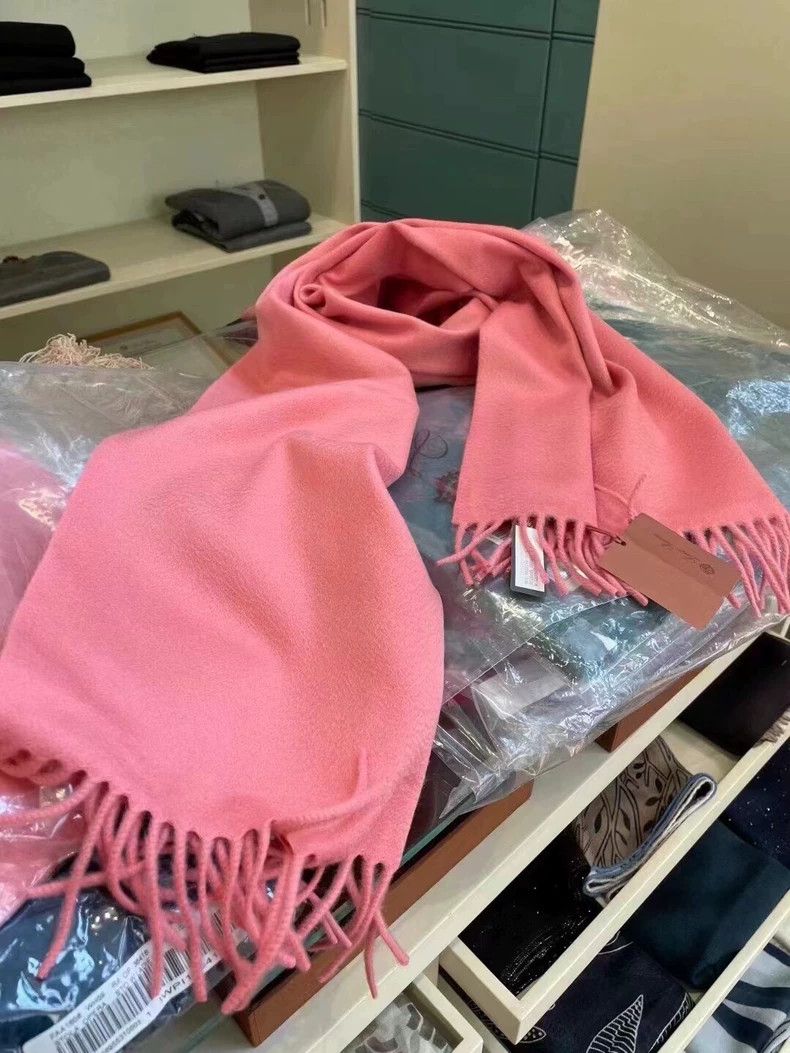 Loro Piana Loro Piana Cashmere Scarf Fringe Design - dmc Size ONE SIZE - 3 Thumbnail