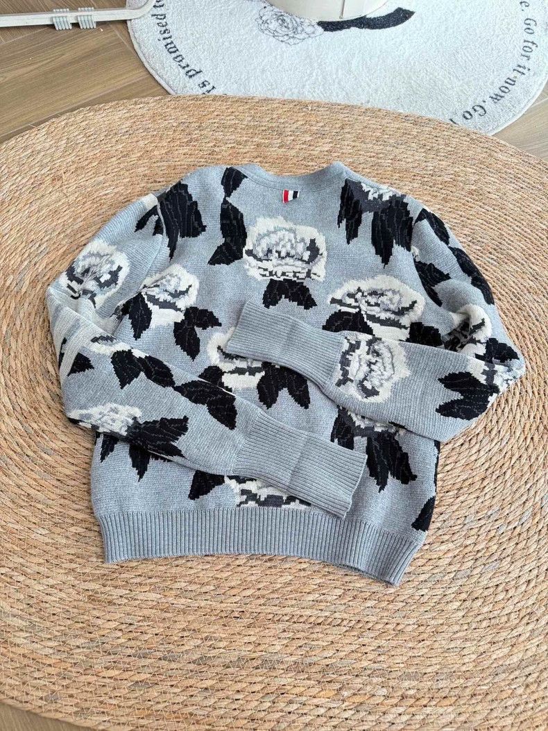 Thom Browne Thom Browne Floral Wool Cardigan - dmc Size US S / EU 44-46 / 1 - 4 Thumbnail