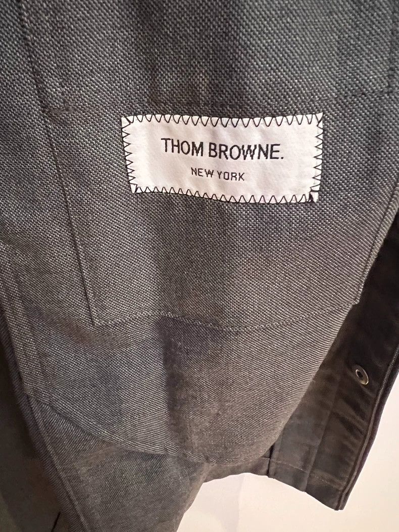 Thom Browne Thom Browne Long Shirt Jacket - dmc Size US S / EU 44-46 / 1 - 3 Thumbnail