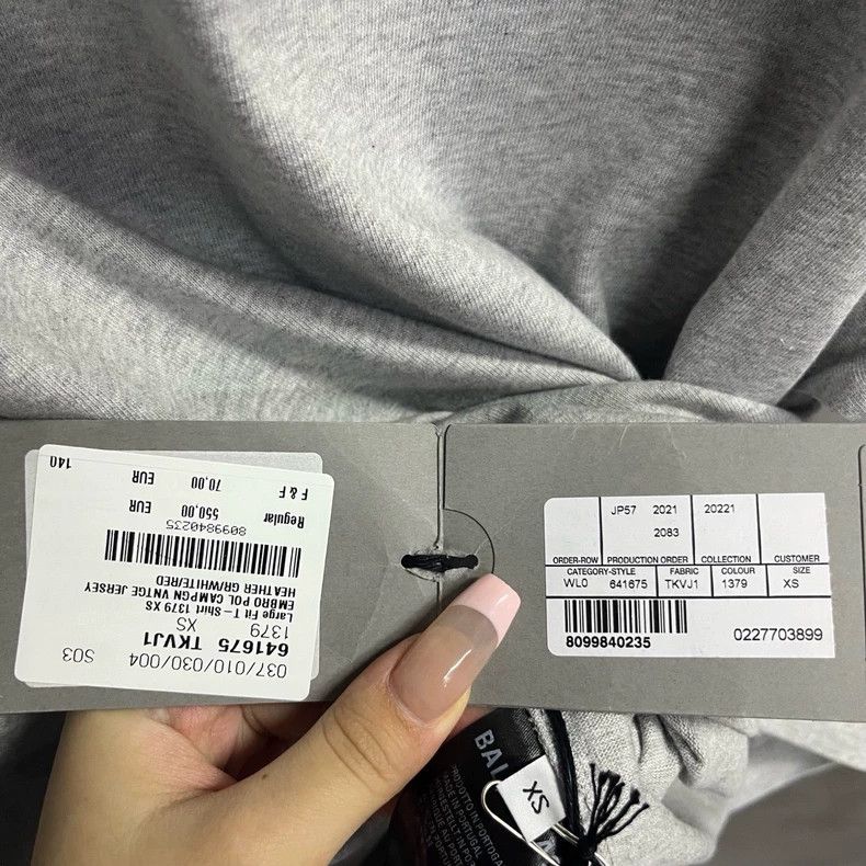 Balenciaga Balenciaga Gray Coke Oversized Short Sleeve T-Shirt - dmc Size US XS / EU 42 / 0 - 3 Thumbnail