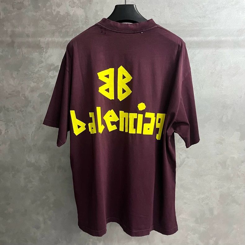 Balenciaga Balenciaga Red Tape Logo Short Sleeve T-shirt - dmc Size US XL / EU 56 / 4 - 2 Thumbnail
