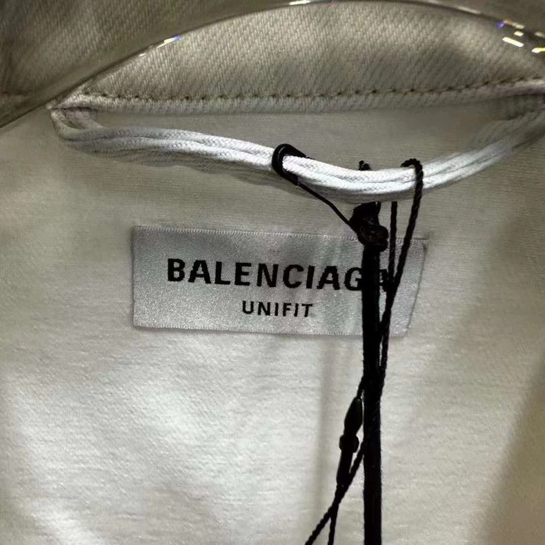 Balenciaga Balenciaga Chest Logo Denim Jacket - dmc Size US XS / EU 42 / 0 - 2 Thumbnail