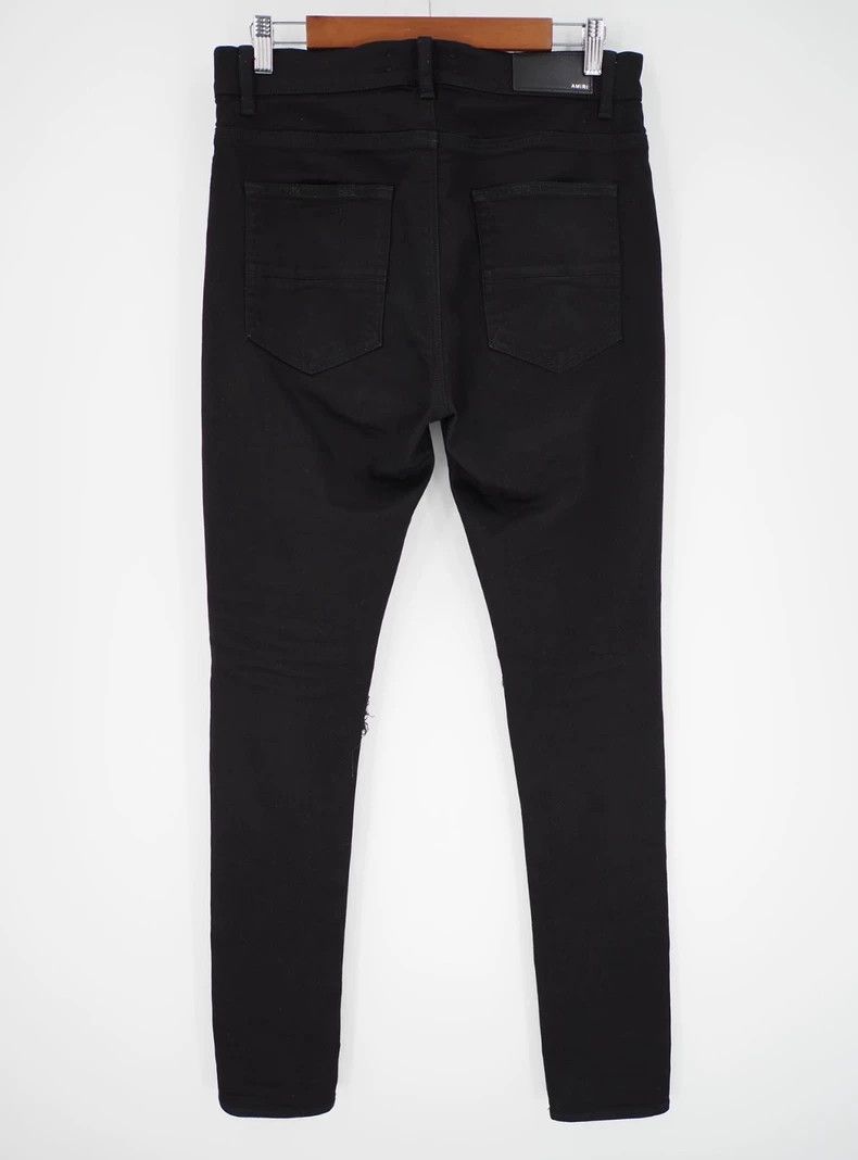 Amiri Amiri Black Distressed Denim Jeans - dmc Size US 33 - 2 Thumbnail