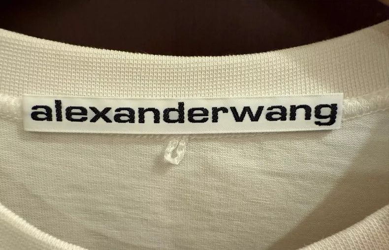Alexander Wang Alexander Wang Crystal License Plate Tee S - dmc Size US S / EU 44-46 / 1 - 2 Thumbnail