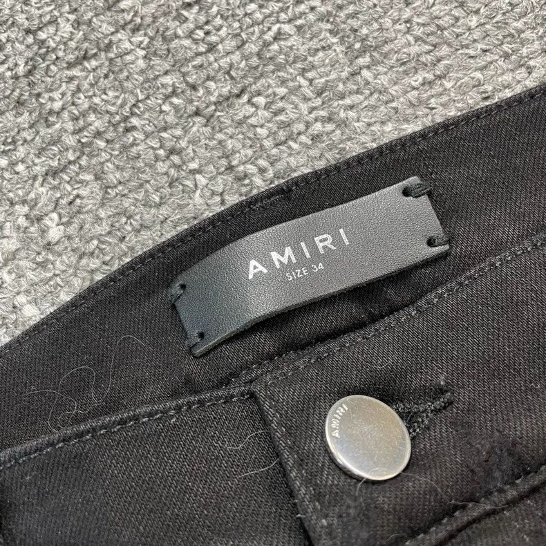 Amiri AMIRI Black White Stripe Jeans - dmc Size US 34 / EU 50 - 3 Thumbnail