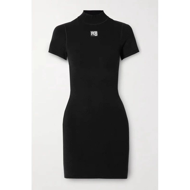Alexander Wang Alexanderwang Women's Embellished Knit Mini Dress - dmc Size US 28 / EU 44 - 5 Thumbnail