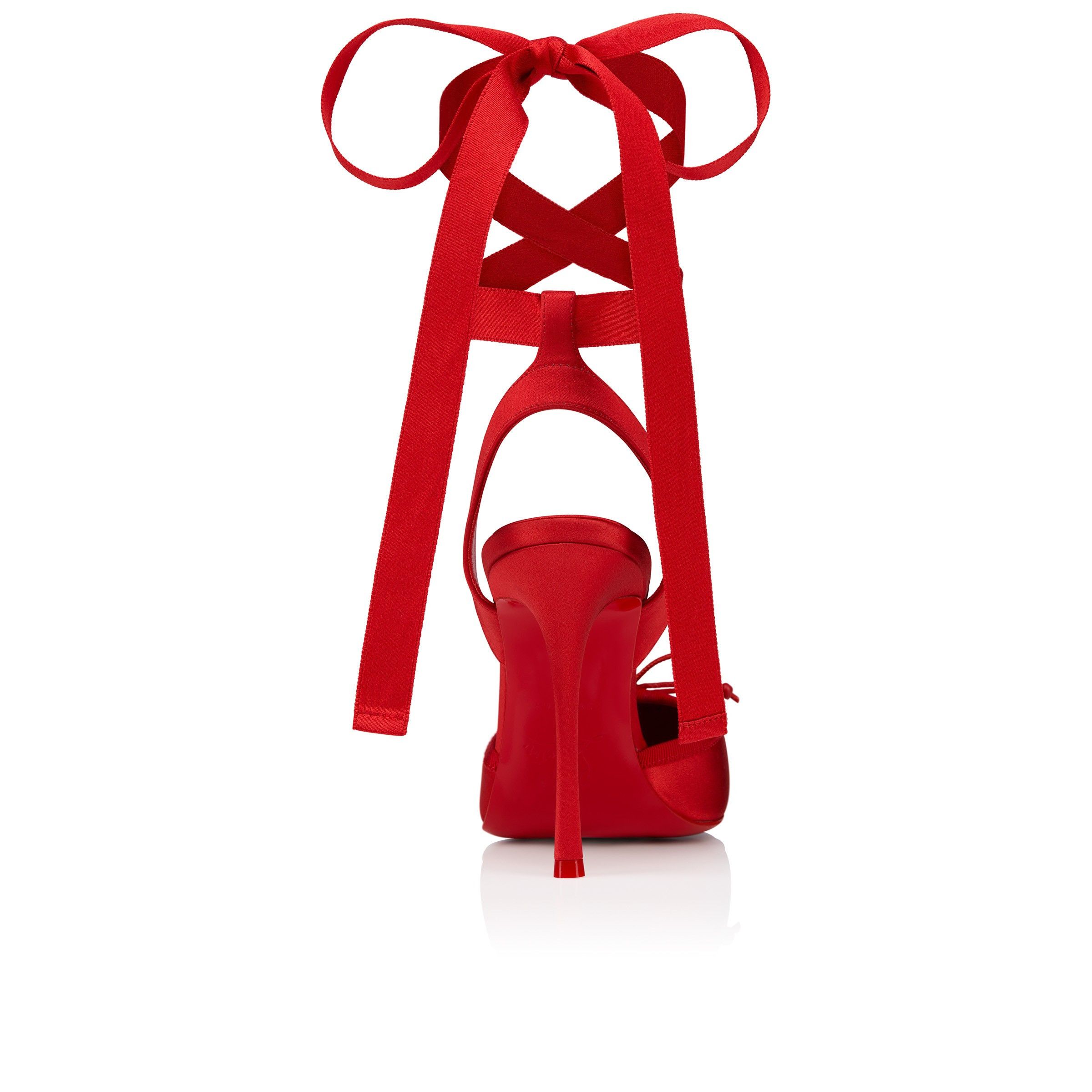 Christian Louboutin cassia lace up 100mm red Size US 6 / IT 36 - 4 Thumbnail