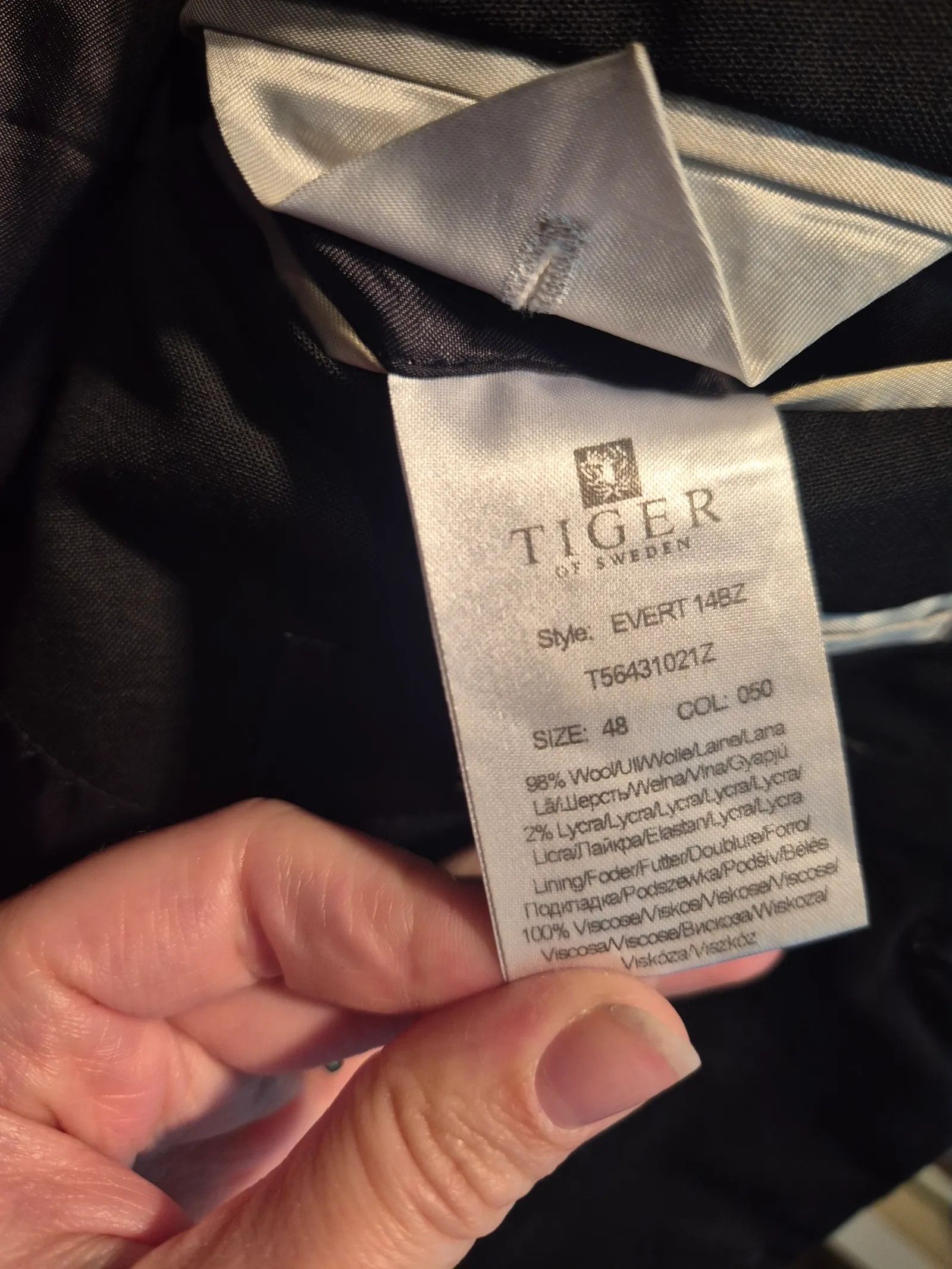 Tiger of Sweden Tiger of Sweden Evert 14BZ Blazer Size 40R - 3 Thumbnail