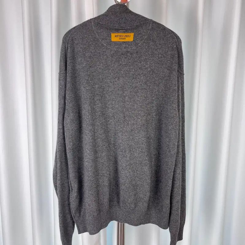 Louis Vuitton Louis Vuitton Gray Cashmere Men's Jacket 0089 Size US XL / EU 56 / 4 - 2 Thumbnail