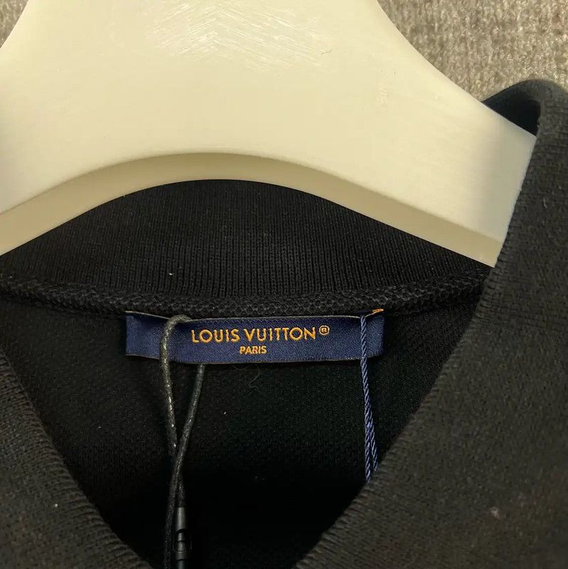 Louis Vuitton Louis Vuitton Summer Black Cotton T-Shirt 0089 Size US XL / EU 56 / 4 - 3 Thumbnail