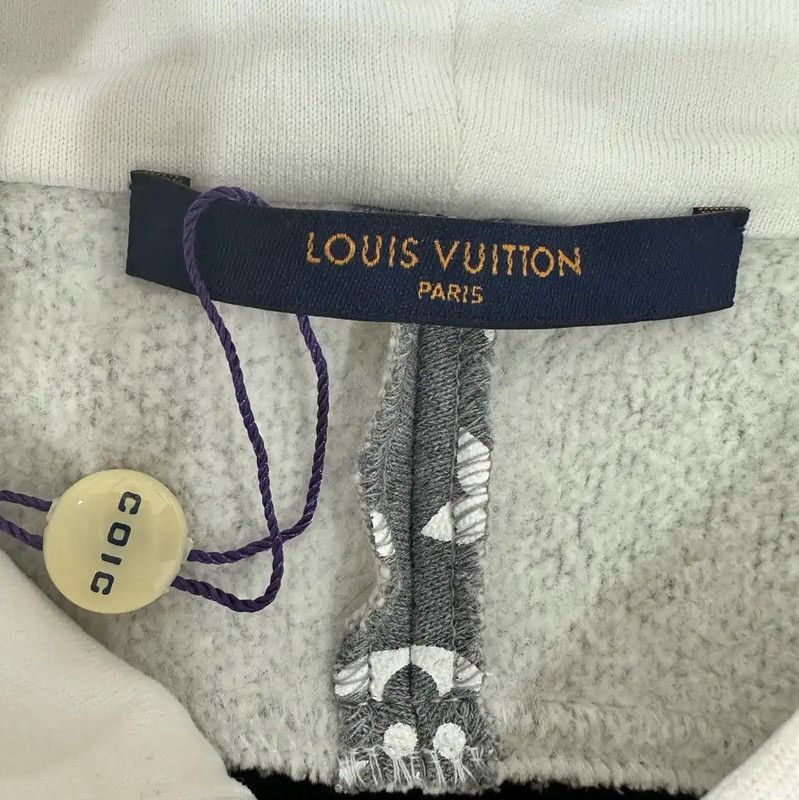 Louis Vuitton Louis Vuitton Color Block Hooded Sweatshirt for Men 0089 Size US XL / EU 56 / 4 - 2 Thumbnail