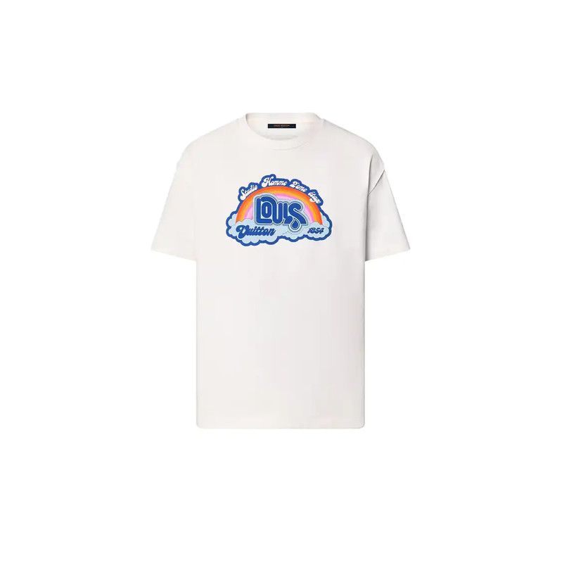 Louis Vuitton Louis Vuitton Men's White Cotton T-Shirt 0089 Size US S / EU 44-46 / 1 - 7 Thumbnail