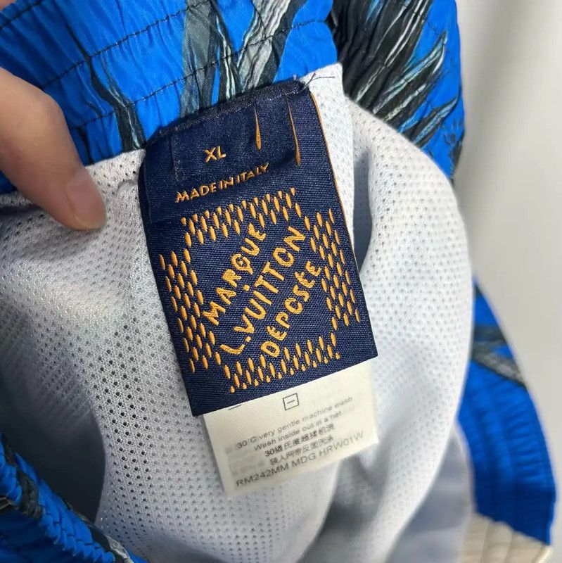 Louis Vuitton Louis Vuitton Blue Men's XL Shorts 0089 Size US 44 / EU 60 - 3 Thumbnail