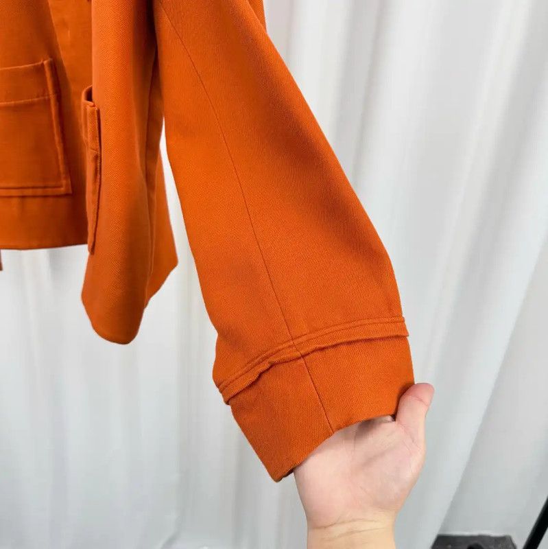 Louis Vuitton Louis Vuitton Orange Logo Long Sleeve Jacket 0089 Size US M / EU 48-50 / 2 - 3 Thumbnail