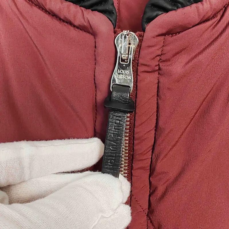 Louis Vuitton Louis Vuitton Burgundy Nylon Men's Vest 0089 Size US L / EU 52-54 / 3 - 6 Thumbnail