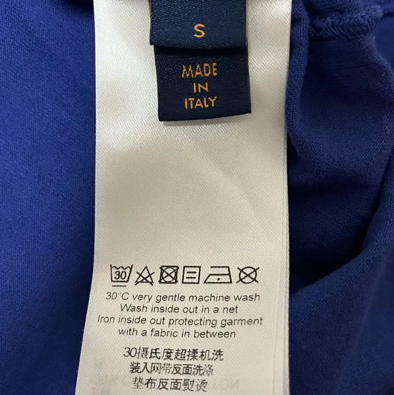 Louis Vuitton Louis Vuitton Summer Blue Cotton T-Shirt 0089 Size US S / EU 44-46 / 1 - 4 Thumbnail