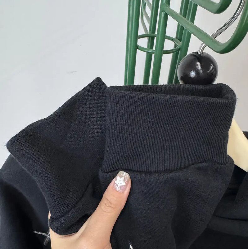 Louis Vuitton Louis Vuitton Black Embroidered Logo Hoodie 0089 Size US L / EU 52-54 / 3 - 5 Thumbnail