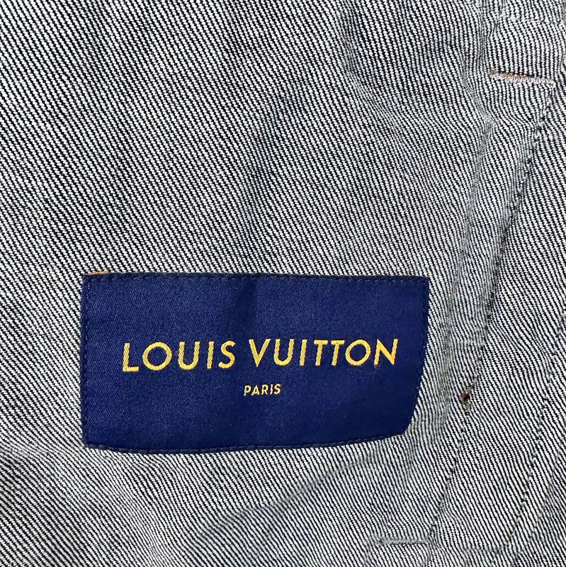Louis Vuitton Louis Vuitton Black Cotton Blend Overshirt 0089 Size US XL / EU 56 / 4 - 2 Thumbnail