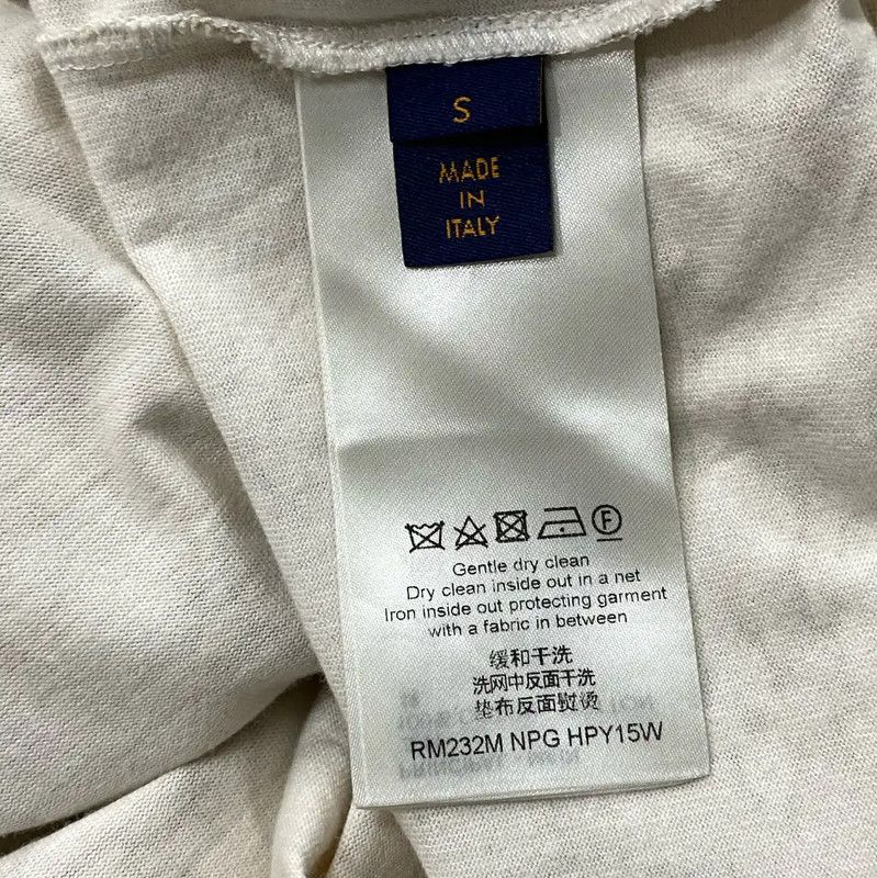 Louis Vuitton Louis Vuitton Summer Beige Cotton Short Sleeve T-Shirt 0089 Size US S / EU 44-46 / 1 - 7 Thumbnail
