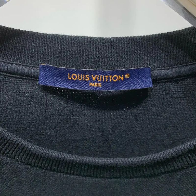 Louis Vuitton Louis Vuitton Black Cotton Men's T-Shirt XS 0089 Size US XS / EU 42 / 0 - 3 Thumbnail