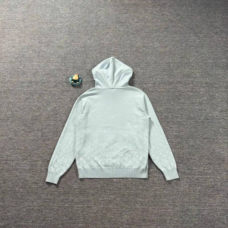 Louis Vuitton Louis Vuitton Light Blue Cotton Hoodie 0089 Size US XS / EU 42 / 0 - 2 Thumbnail