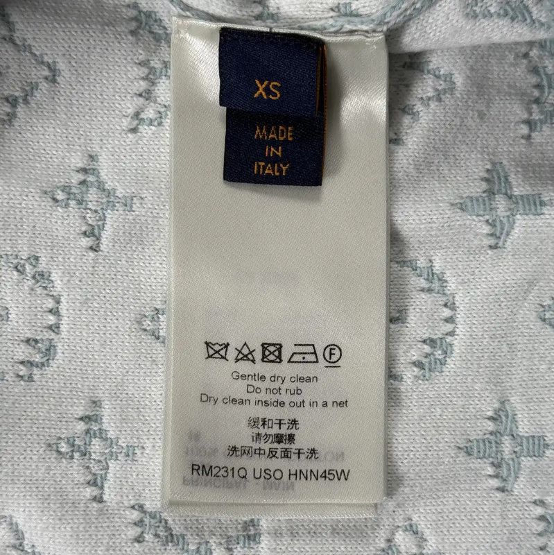 Louis Vuitton Louis Vuitton Light Blue Cotton Hoodie 0089 Size US XS / EU 42 / 0 - 4 Thumbnail