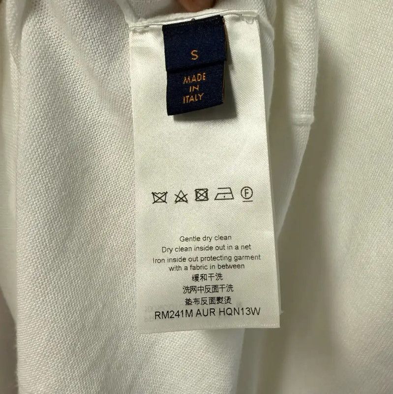 Louis Vuitton Louis Vuitton White Men's T-Shirt Size S 0089 Size US S / EU 44-46 / 1 - 3 Thumbnail