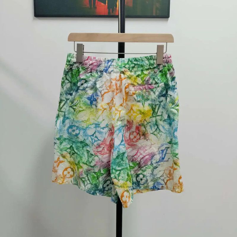 Louis Vuitton Louis Vuitton Summer Green Men's Shorts 0089 Size US 30 / EU 46 - 2 Thumbnail
