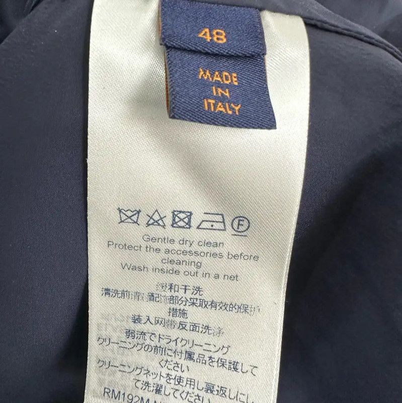 Louis Vuitton Louis Vuitton Navy Cotton Hoodie for Men 0089 Size US L / EU 52-54 / 3 - 2 Thumbnail