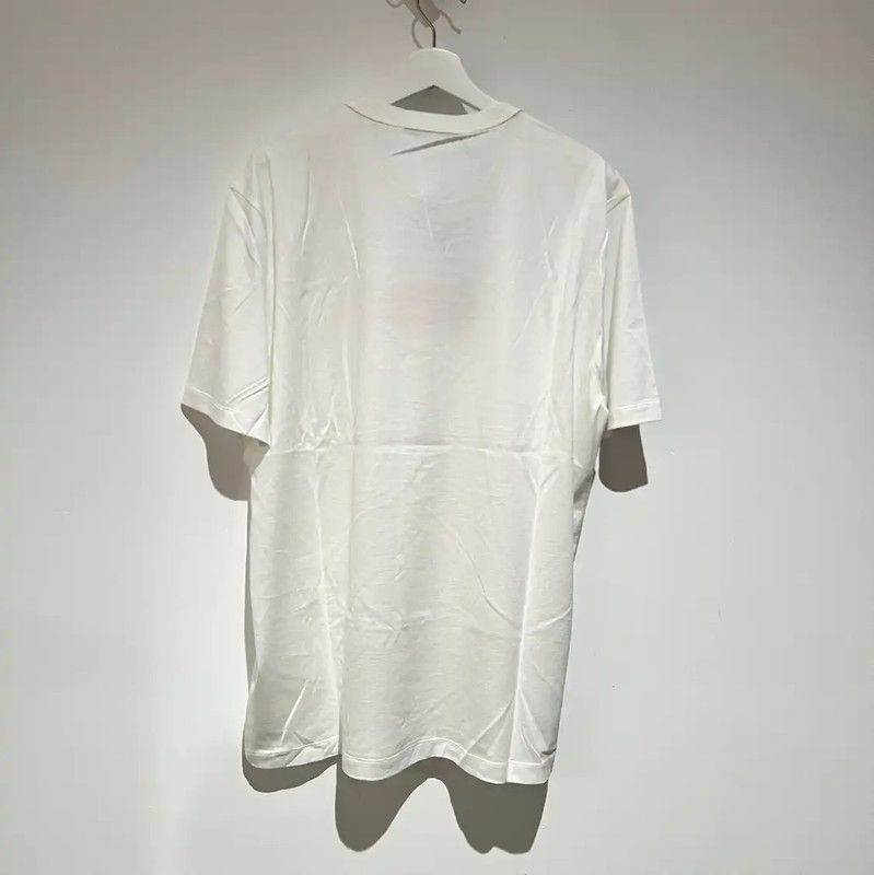 Louis Vuitton Louis Vuitton White Cotton Men's T-Shirt XL 0089 Size US XL / EU 56 / 4 - 2 Thumbnail