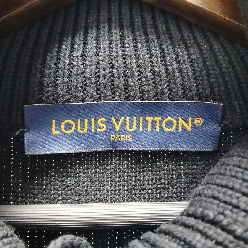 Louis Vuitton Louis Vuitton Black Men's Knit Sweater 0089 Size US L / EU 52-54 / 3 - 3 Thumbnail