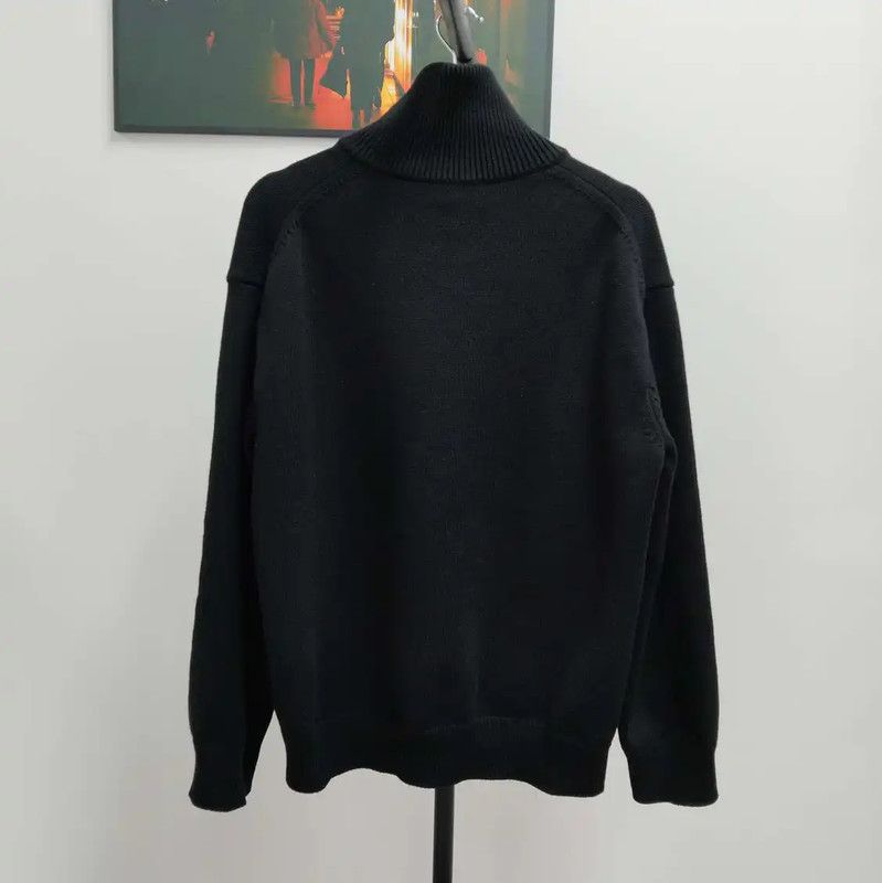 Louis Vuitton Louis Vuitton Black Men's Knit Sweater 0089 Size US L / EU 52-54 / 3 - 2 Thumbnail