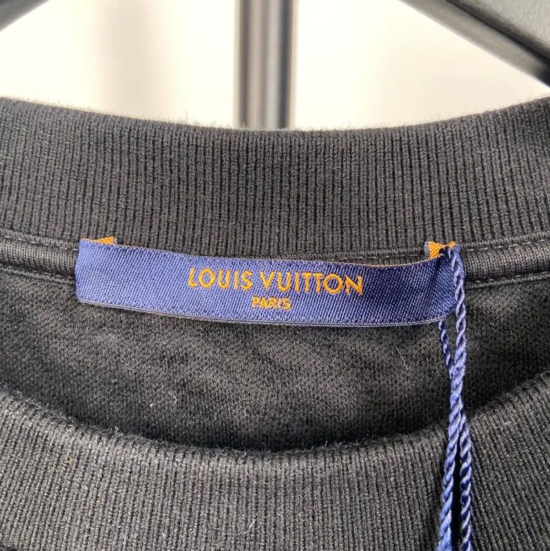 Louis Vuitton Louis Vuitton Black Cotton Long Sleeve Sweatshirt 0089 Size US S / EU 44-46 / 1 - 3 Thumbnail