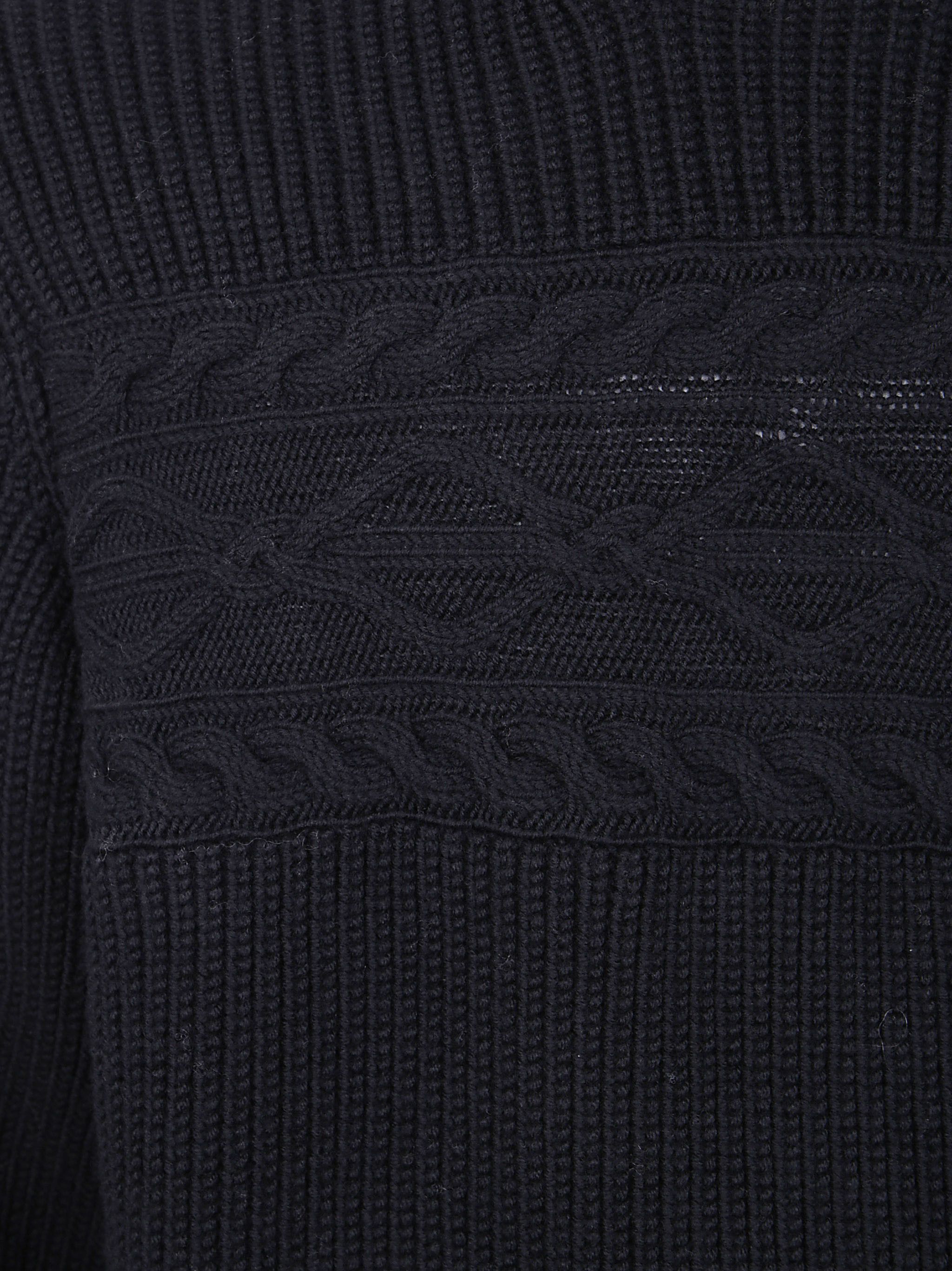 Ermenegildo Zegna PURE WOOL PEARL STITCH HIGH NECK Size US M / EU 48-50 / 2 - 3 Thumbnail