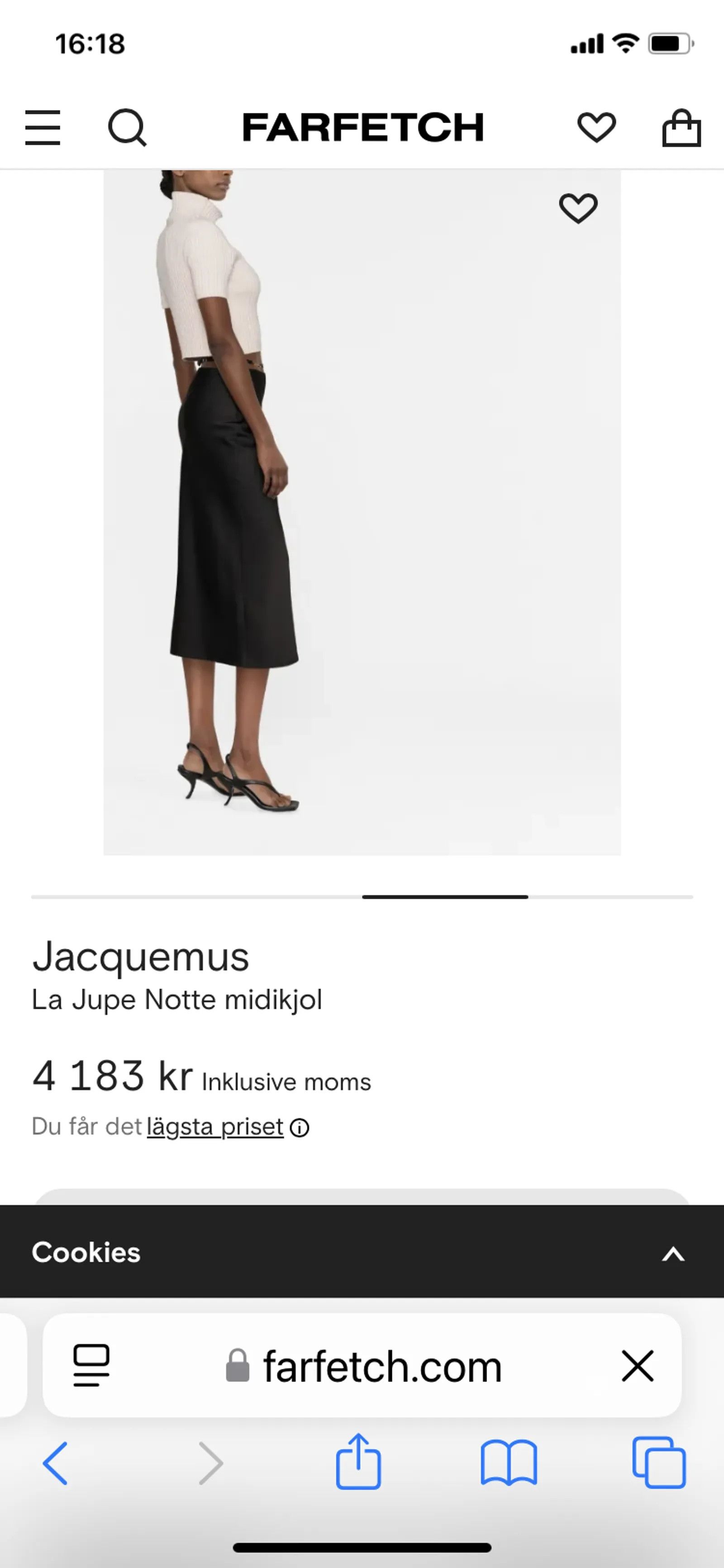 Jacquemus Jacquemus La Jupe notte, midikjol Skirt Size 27" / US 4 / IT 40 - 3 Thumbnail