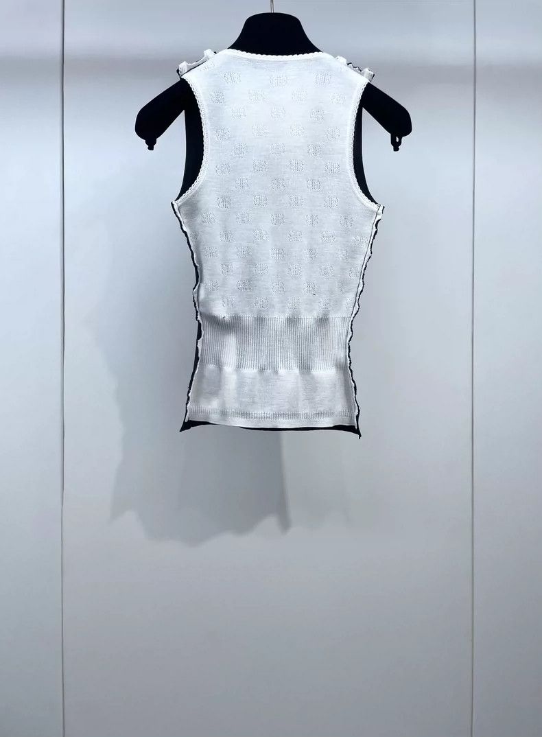 Balenciaga Balenciaga Crystal Embellished Tank Top - dmc Size US XS / EU 42 / 0 - 2 Thumbnail