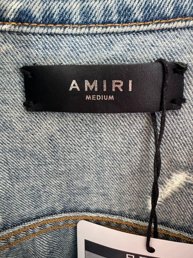 Amiri Amiri 18SS Denim Leather Jacket - dmc Size US M / EU 48-50 / 2 - 4 Thumbnail