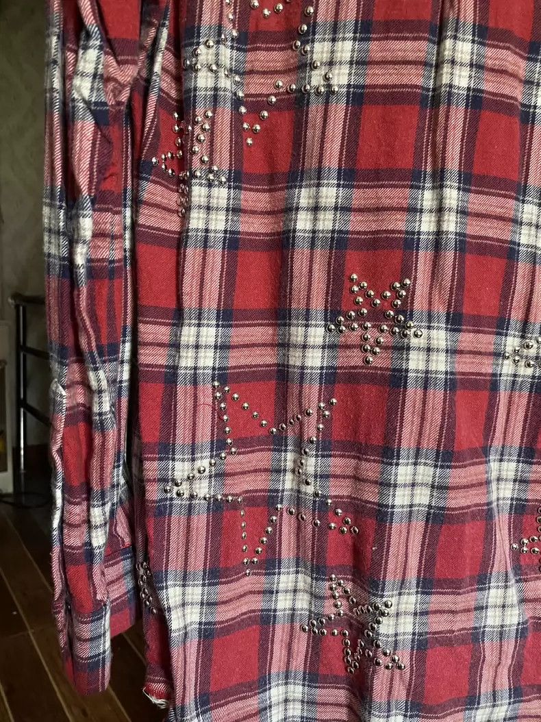 Amiri Amiri Star Plaid Button-Up Shirt - dmc Size US S / EU 44-46 / 1 - 6 Thumbnail