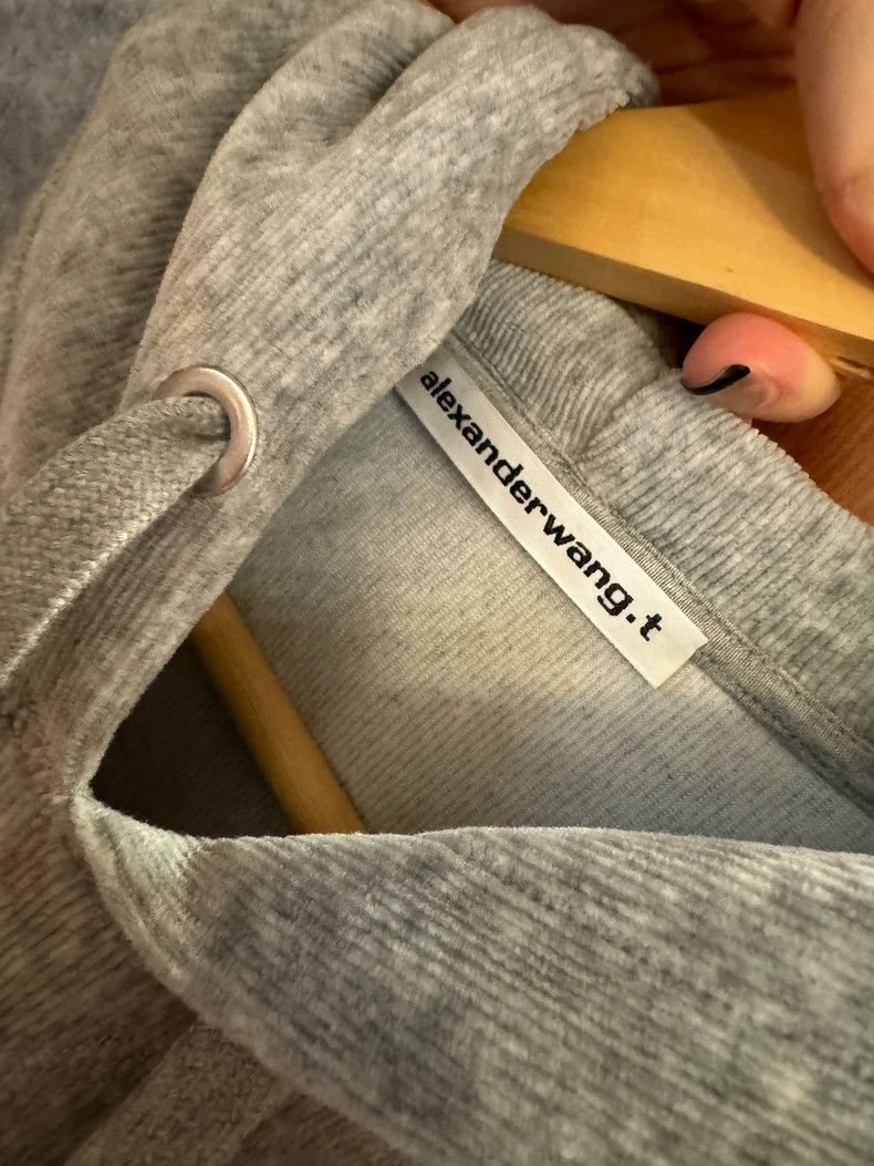 Alexander Wang Alexander Wang Gray Corduroy Sweatshirt - dmc Size US S / EU 44-46 / 1 - 3 Thumbnail
