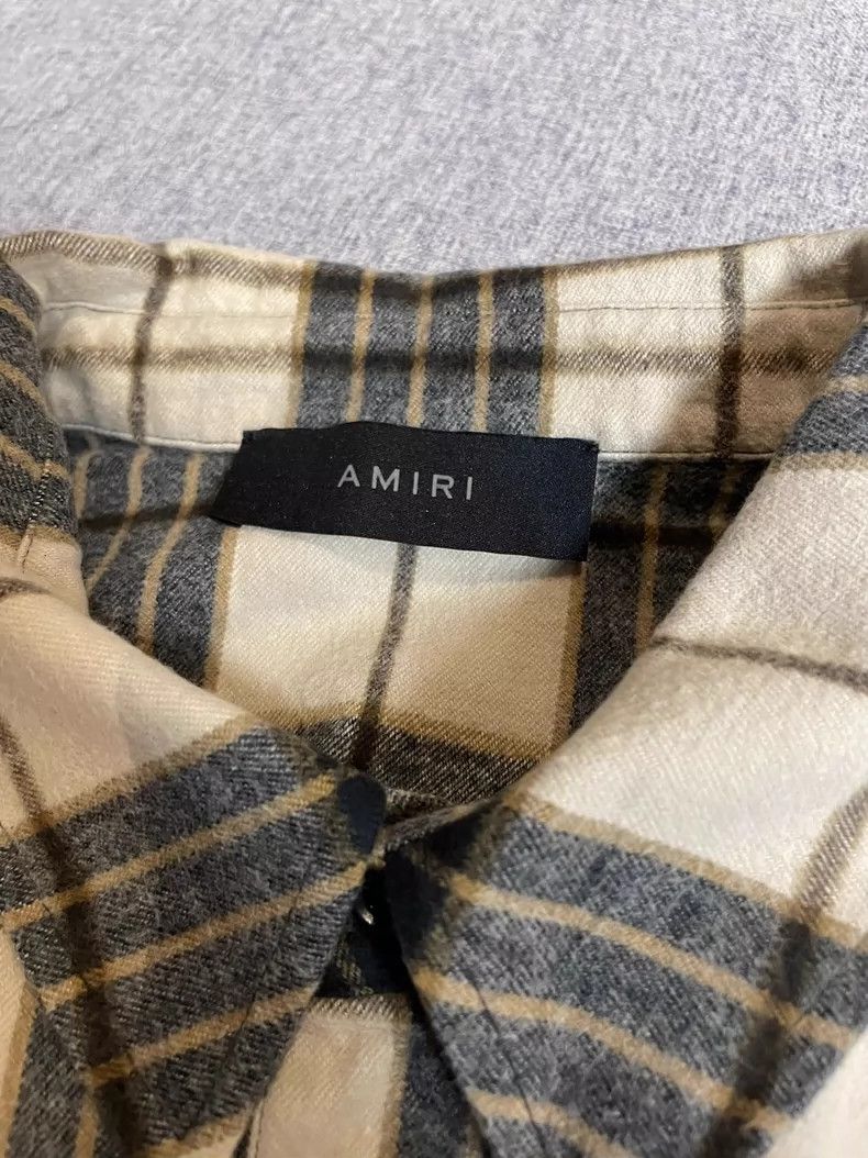 Amiri Amiri 23 Gradient Plaid Flannel Shirt - dmc Size US XL / EU 56 / 4 - 3 Thumbnail
