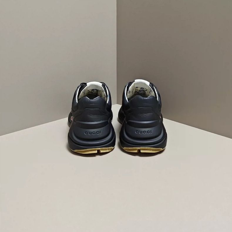 Gucci Gucci Rhyton Black Dad Sneakers - dmc Size US 5 / EU 37 - 3 Thumbnail