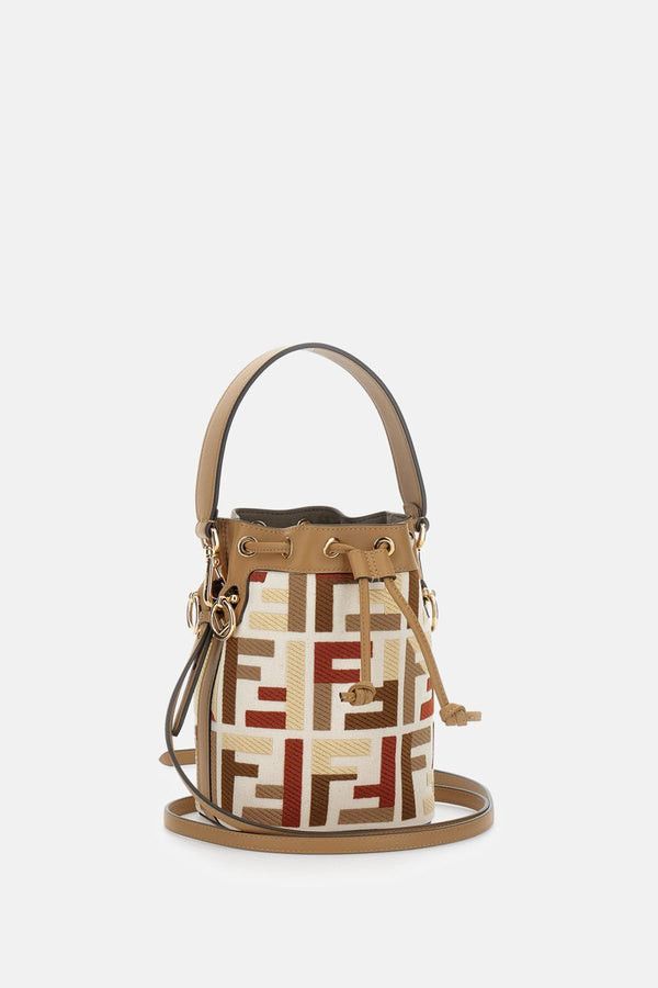 Fendi MINI MON TRESOR CANVAS WITH EMBROIDERY Size ONE SIZE - 2 Thumbnail